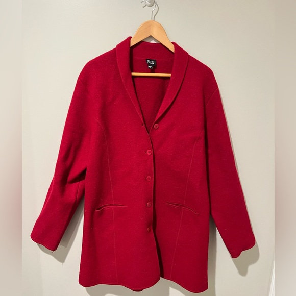 Eileen Fisher Jackets & Blazers - Eileen Fisher 100% Wool Coat